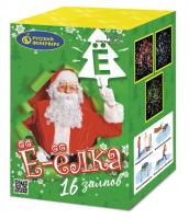 Ё-Ёлка Батарея салютов купить в Гурьевске Калининградской области | gurevskkaliningradskaya.salutsklad.ru