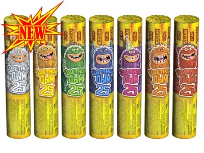 Цветной дым 25 Цветной дым купить в Гурьевске Калининградской области | gurevskkaliningradskaya.salutsklad.ru